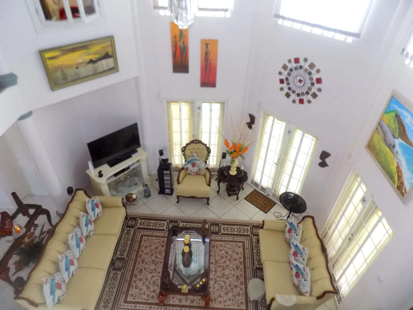 St. Lucia Real Estate Villa Divina In Gros Islet painting