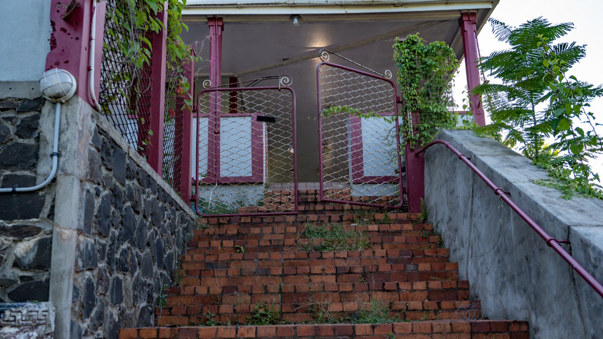 The Calvary entrance to home