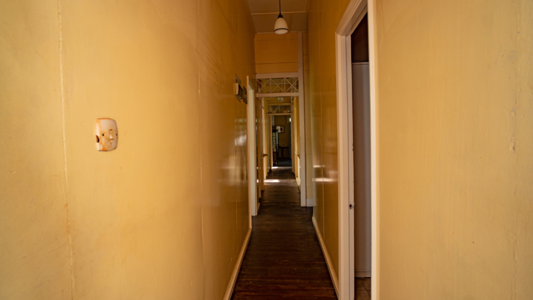 The Calvary hallway