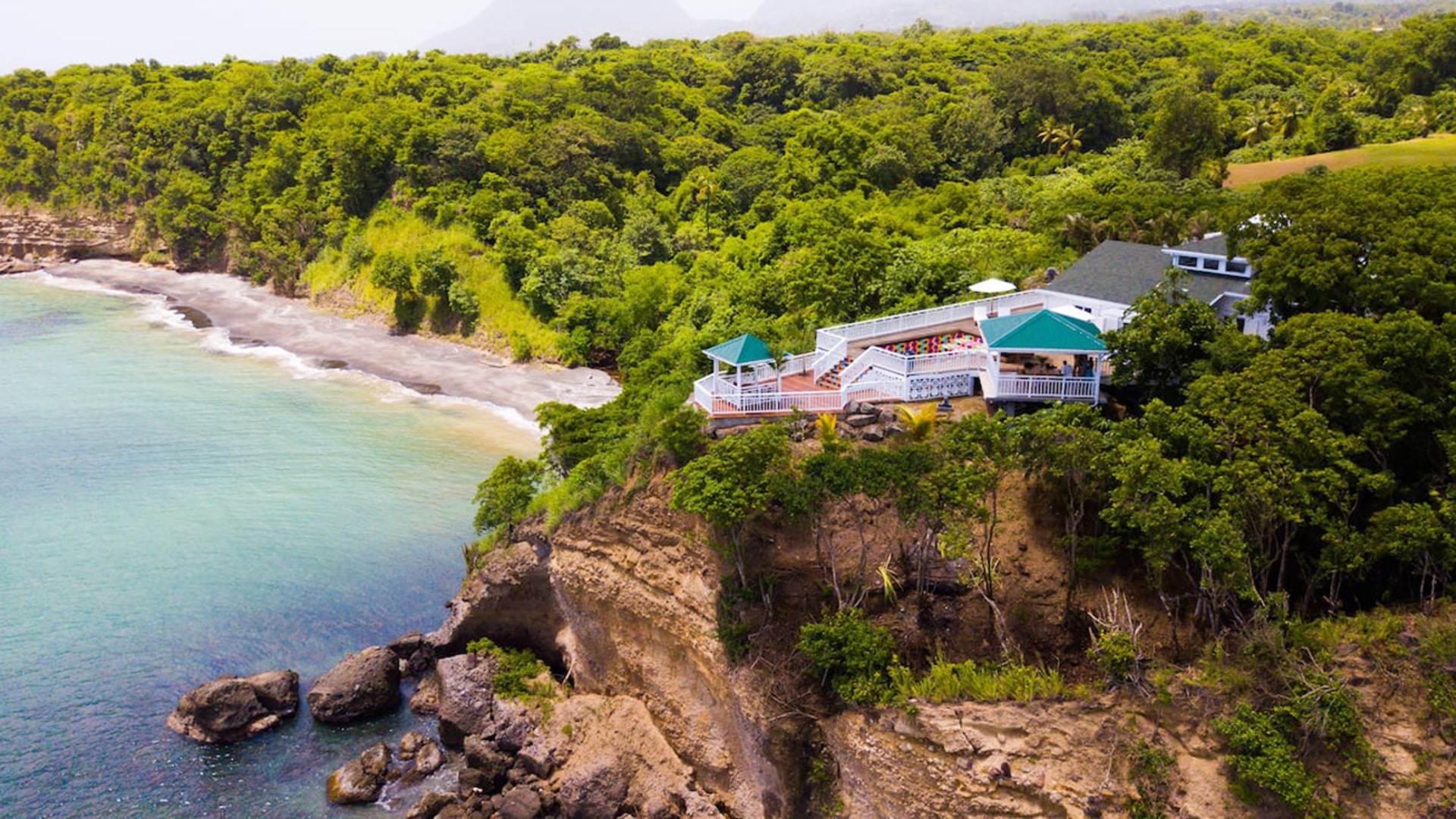 Three Palms Beach Villa for sale in laborie St Lucia