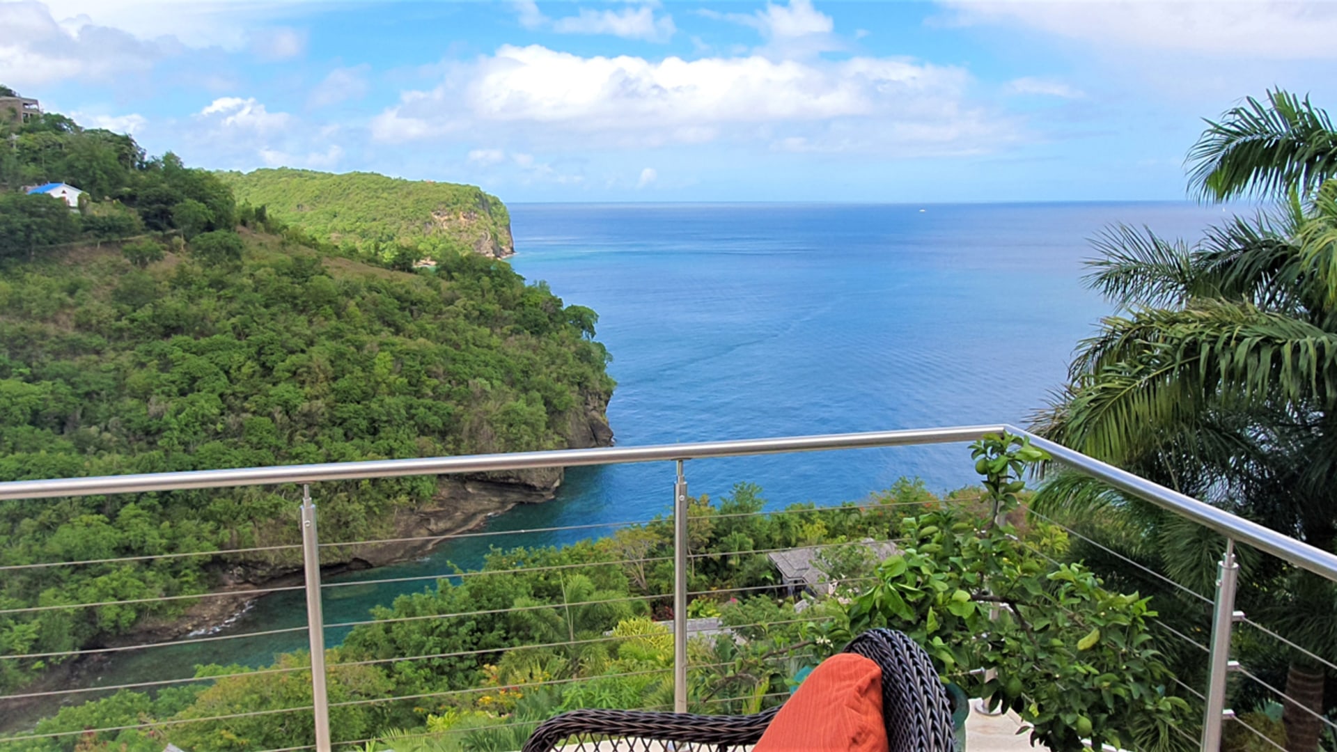 Villa Trou Rolland for sale in marigot bay st lucia caribbean