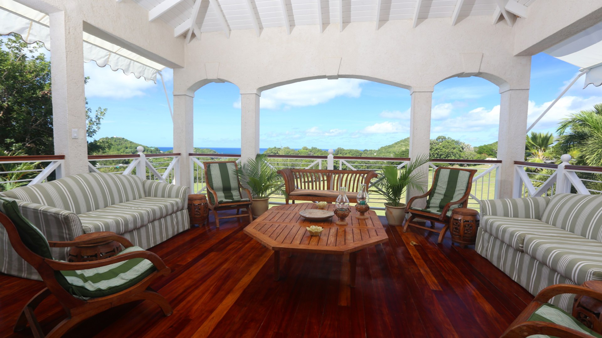 st lucia real estate no 2 Golf ridge villa balcony