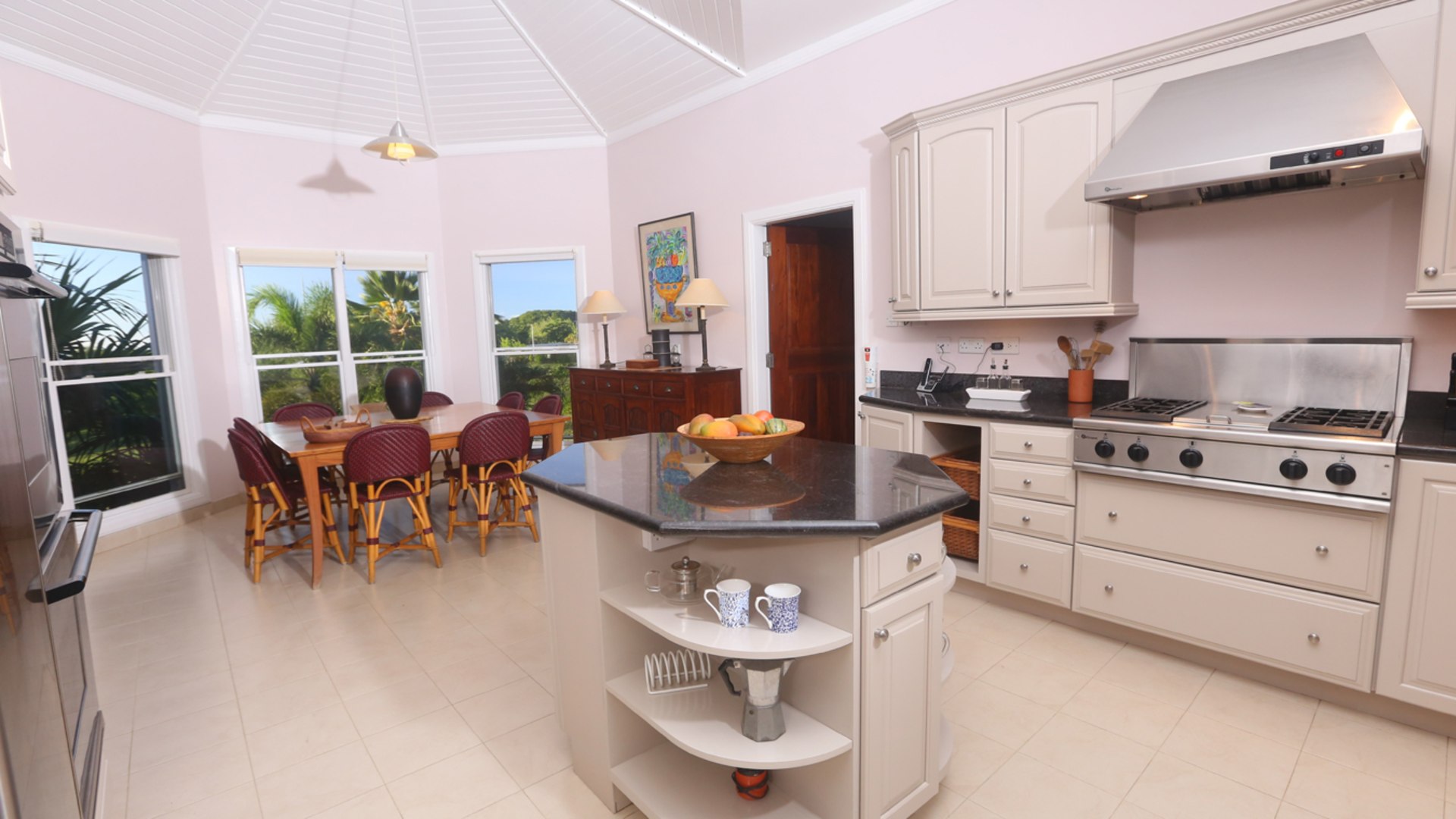 st lucia real estate no 2 Golf ridge villa kitchen