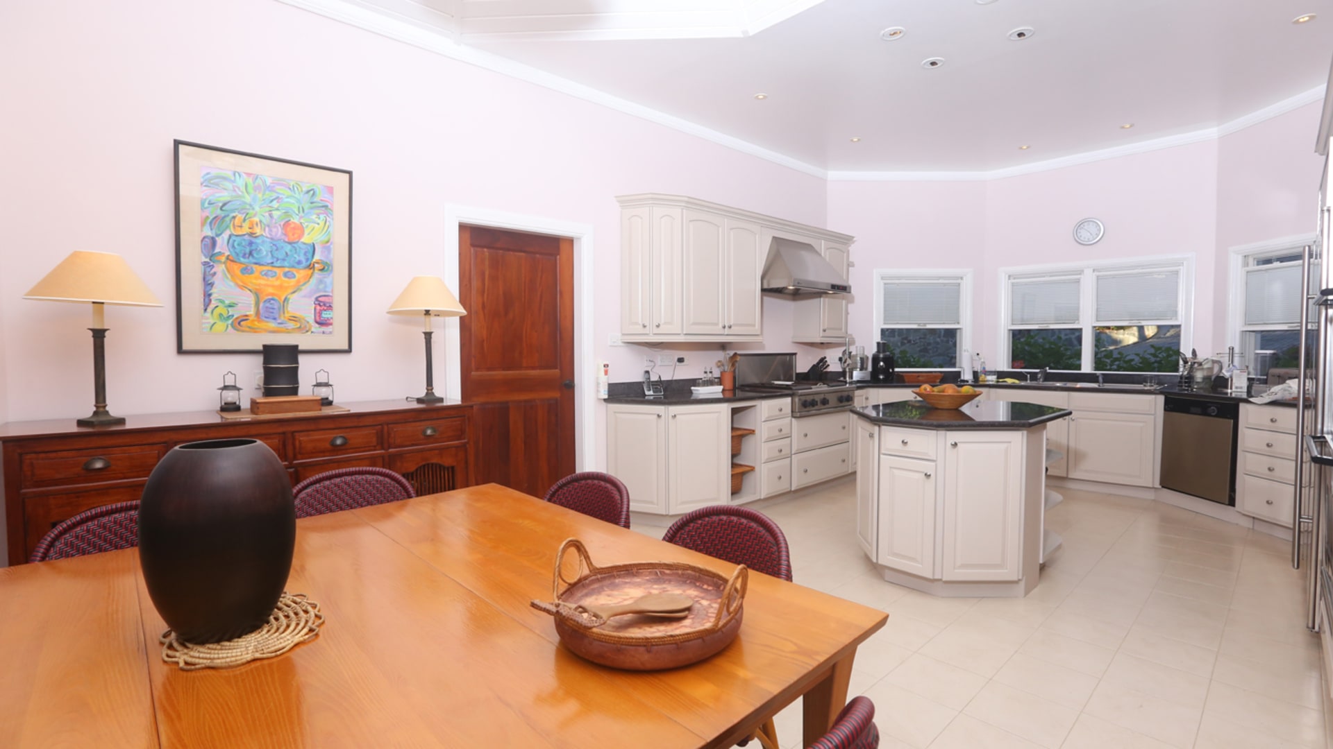 st lucia real estate no 2 Golf ridge villa kitchen